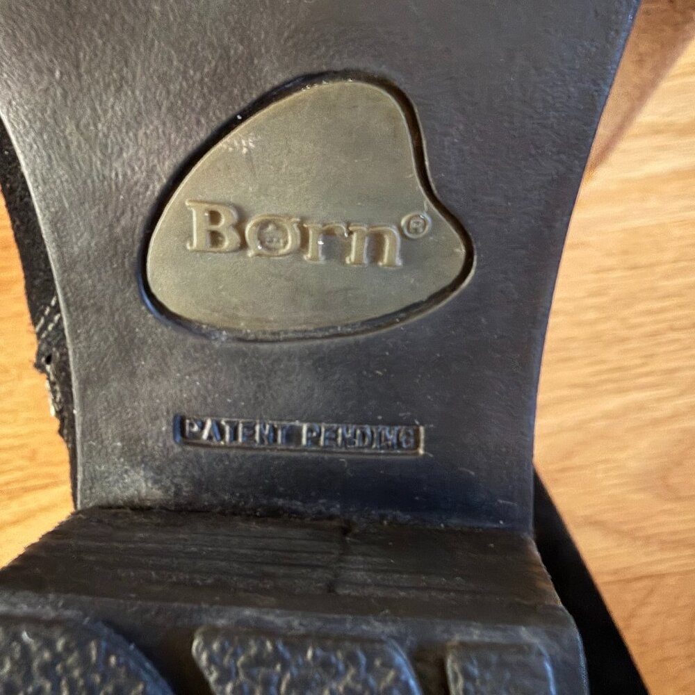 Born Gallinara Over the Knee Black Suede Boots 7.5 M - Picture 12 of 12